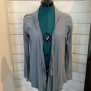 Loft Open Front Hooded Cardigan